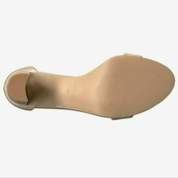 Nine West Pruce Ankle Strap Block Heel Sandals -Natural - Picture 6 of 11